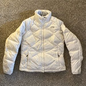 The North Face White Winter Jacket